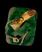 GEORGIAN 18CT GOLD HAND PENDANT / CLASP