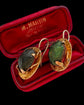 VICTORIAN SCARAB BEETLE EARRINGS