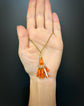 EARLY 19TH CENTURY CORAL MANO CORUNTO HAND PENDANT