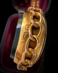 ANTIQUE 9CT GOLD & BLOODSTONE COMPASS PENDANT