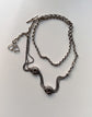 19TH CENTURY SILVER EQUESTRIAN ALBERTINA CHAIN