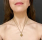 VICTORIAN 15CT GOLD ETRUSCAN REVIVAL SPHERE PENDANT