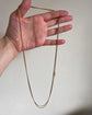 ANTIQUE 15CT GOLD ROPE LINK GUARD CHAIN