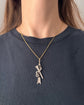 VICTORIAN DIAMOND ARROW & QUIVER PENDANT