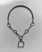 VINTAGE SILVER HORSE BIT & STIRRUP NECKLACE
