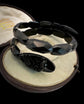 VICTORIAN WHITBY JET SNAKE BANGLE