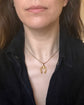 19TH CENTURY HORSESHOE & STIRRUP 18CT GOLD PENDANT