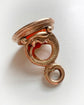 19TH CENTURY DOULBE OUROBOROS FOB PENDANT ‘TENTANDA VIA EST’