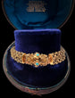 GEORGIAN 15CT BRACELET WIRH AN EXCEPTIONAL TURQUOISE SET CLASP