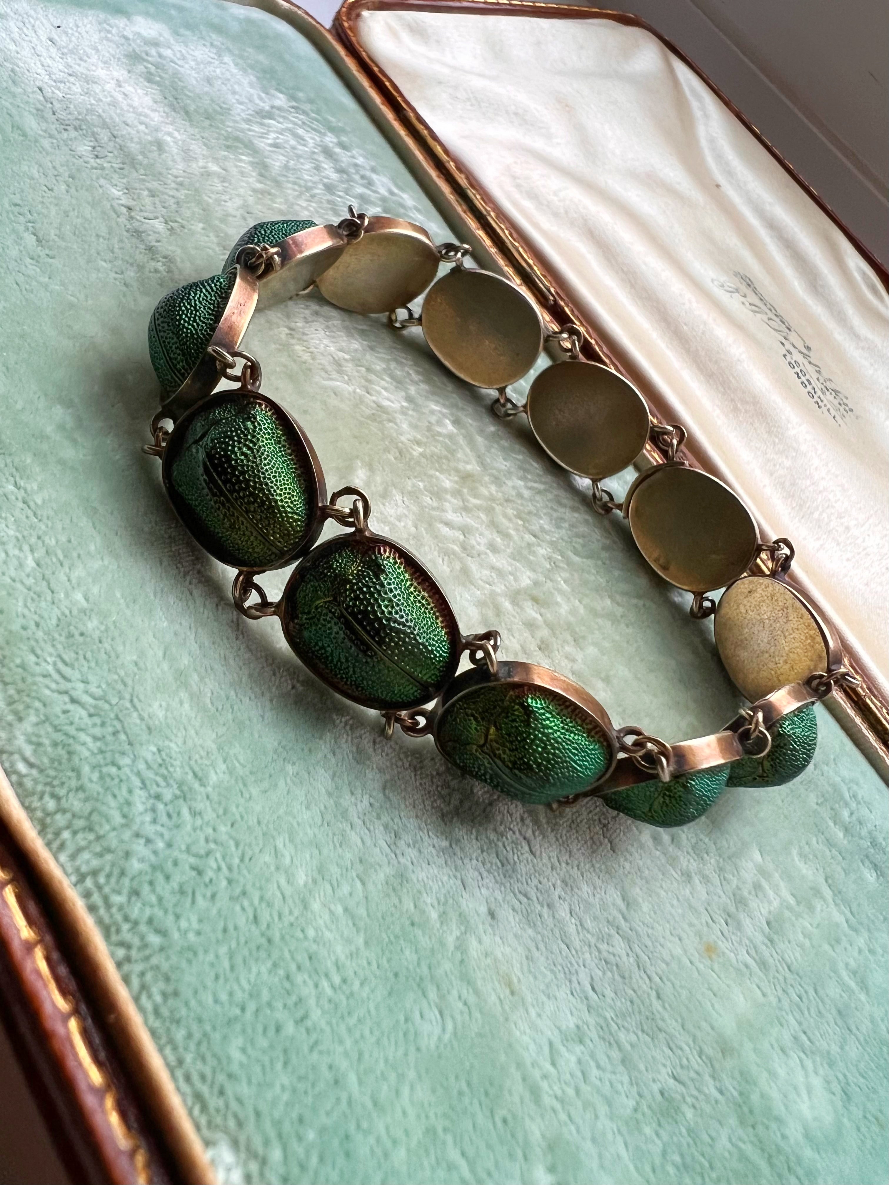 Victorian 15ct Gold Scarab Beetle Bracelet - Etsy Norway