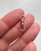 ANTIQUE 14CT GOLD DOUBLE DOG CLIP