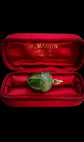 ANTIQUE GREEN SERPENTINE ACORN PENDANT
