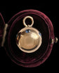 ANTIQUE 18CT GOLD & SAPPHIRE SPHERE PENDANT