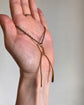 ANTIQUE 15CT GOLD WISHBONE PENDANT