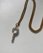 ANTIQUE DIAMOND QUESTION MARK PENDANT
