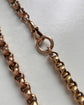 ANTIQUE 9CT GOLD PLATED PUSH BOLT