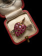 VICTORIAN RUBY & DIAMOND ‘ARROW THROUGH THE HEART’ LOCKET