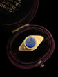 VICTORIAN LAPIS LAZULI & 15CT GOLD RING