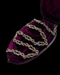 CHUNKY VINTAGE SILVER LOVERS KNOT CHAIN