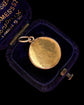 ANTIQUE FOUR LEAF CLOVER ENAMEL & 15CT GOLD PENDANT