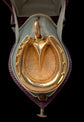 VICTORIAN 19CT GOLD HORSE HOOF PENDANT
