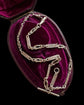 ANTIQUE SILVER FANCY LINK ALBERT CHAIN