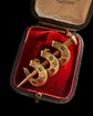 ANTIQUE TRIPLE HORSESHOE & NAIL PENDANT