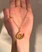 ANTIQUE 9CT GOLD ‘LUCKY 13’ HORSESHOE PENDANT