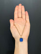 VICTORIAN BRIGHT BLUE BEE ‘INDUSTRY’ TASSIE INTAGLIO PENDANT