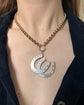 VICTORIAN DOUBLE SILVER HORSESHOE PENDANT