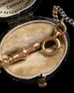 ANTIQUE BI-COLOUR 18CT GOLD & PLATINUM CURB ALBERT CHAIN