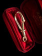 VICTORIAN LARGE 9CT GOLD SNAKE DOG CLIP