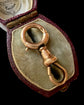 VICTORIAN UNUSUAL 9CT GOLD BOLT & DOG CLIP