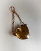 ANTIQUE GARNET & DIAMOND HEART PENDANT
