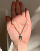 ANTIQUE SILVER SNAKE HEAD BAIL / CHAIN EXTENDER