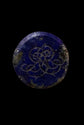 EARLY 19TH CENTURY 18CT GOLD & LAPIS DOG FOB PENDANT