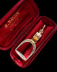 VICTORIAN PLATINUM & 15CT GOLD STIRRUP PENDANT