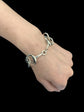 SILVER HORSE SNAFFLE BIT BRACELET
