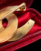 VICTORIAN 15CT GOLD DOUBLE HORSESHOE BROOCH
