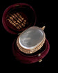 VICTORIAN LARGE ROCK CRYSTAL & 15CT GOLD LOCKET
