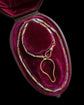 ANTIQUE BI-COLOUR 18CT GOLD & PLATINUM TROMBONE CHAIN
