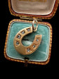 VICTORIAN DIAMOND & 15CT GOLD HORSESHOE PENDANT