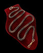 ANTIQUE SILVER ‘MIXED METAL’ CURB CHAIN