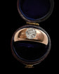 VICTORIAN DIAMOND & 18CT GOLD FLUSH SET RING