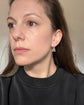 ANTIQUE SILVER GILT FLY EARRINGS