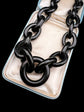 VICTORIAN CHUNKY WHITBY JET CHAIN NECKLACE