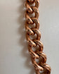 ANTIQUE HEAVY 9CT GOLD CURB ALBERT CHAIN