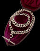 A SUPER CHUNKY ANTIQUE SILVER CURB CHAIN