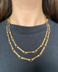 EARLY 19TH CENTURY 18CT GOLD & SWISS ENAMEL CHAIN