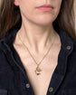 VICTORIAN 15CT GOLD & GARNET COILED SNAKE PENDANT